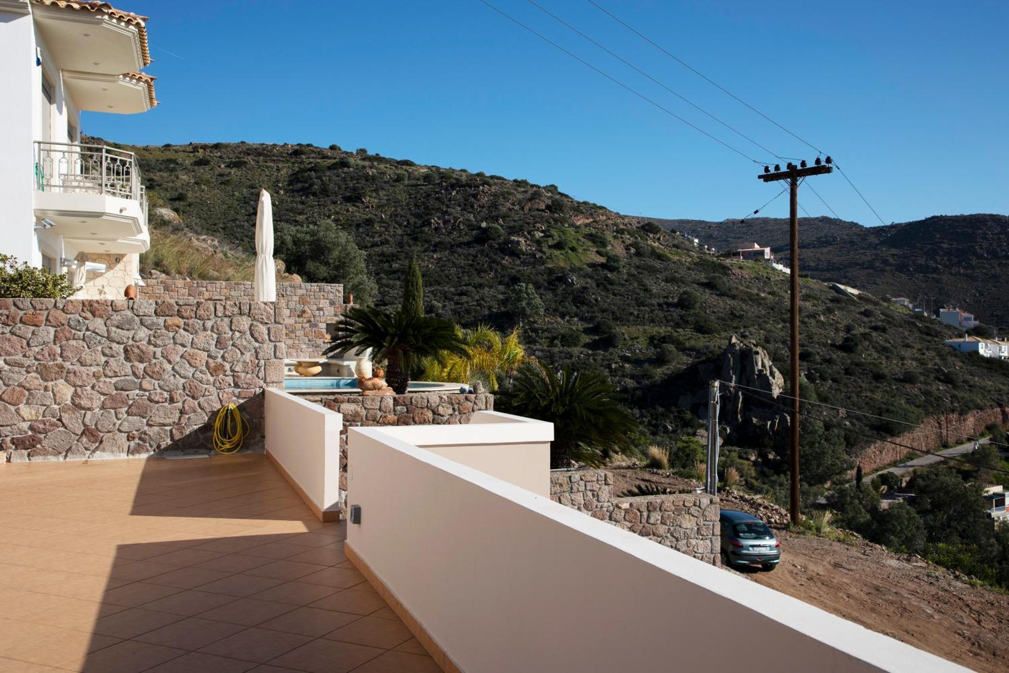 Aegina Sea View Villa Eginitissa Eksteriør billede